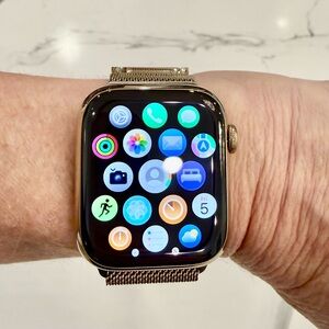 Apple Smartwatch with Gold Finish